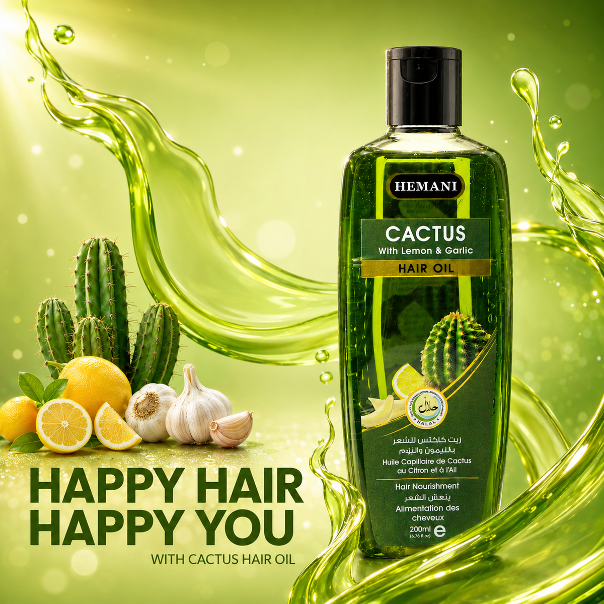 Cactus Hair Oil 200ml