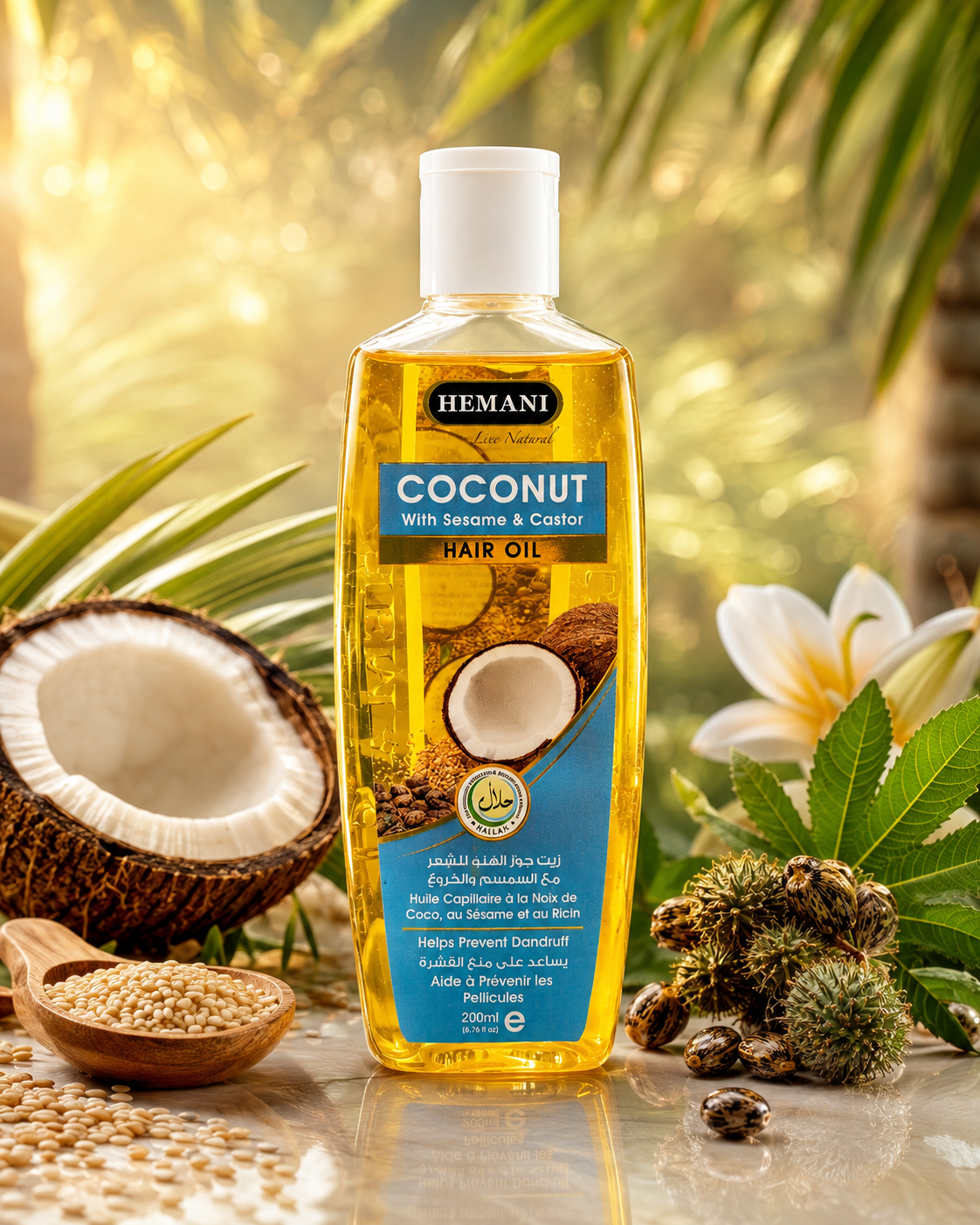 Herbal Hair Oil - Coconut (200ml)