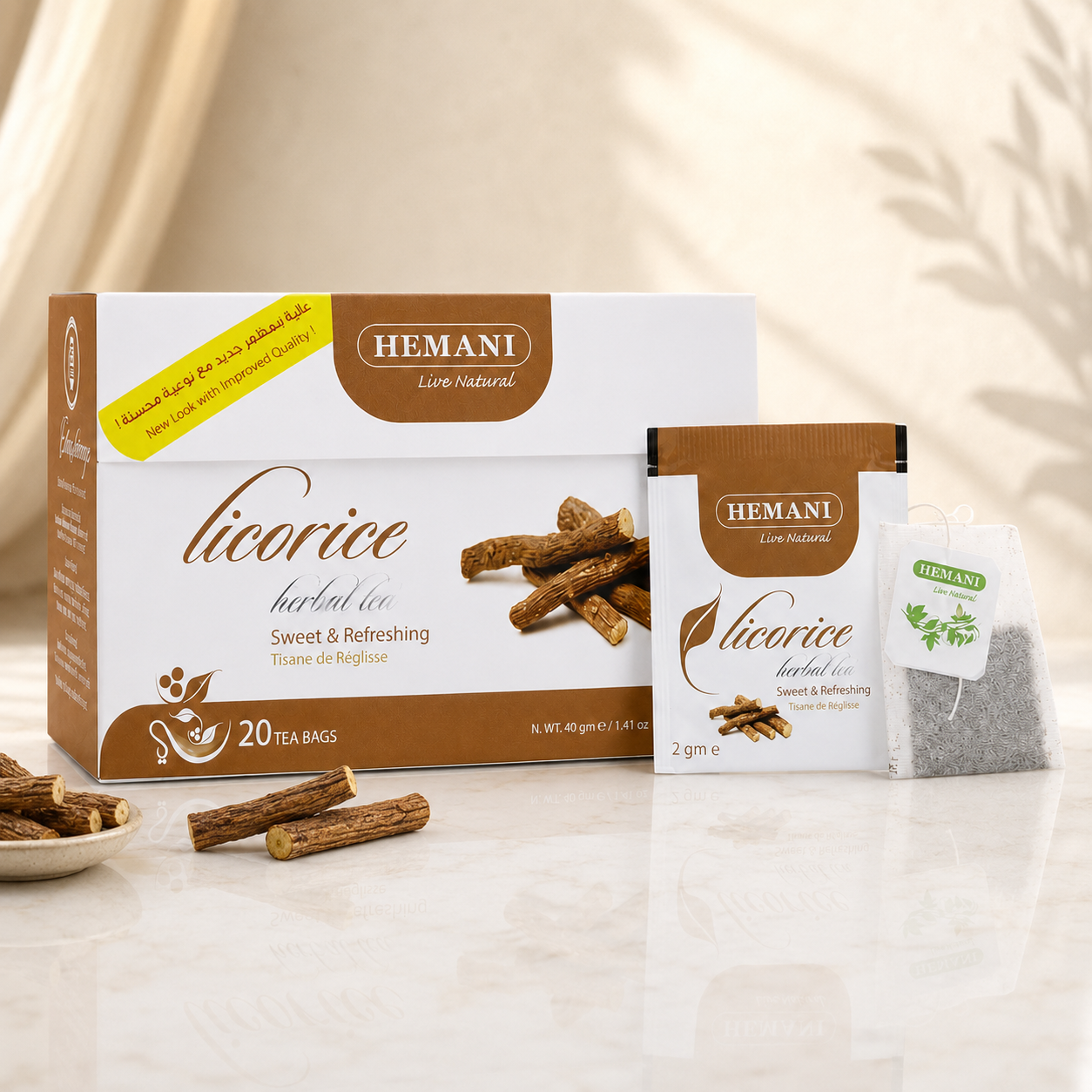 Herbal Tea - Licorice - 20 Tea Bags