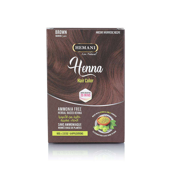 Henna Natural Hair Color 60g - Brown