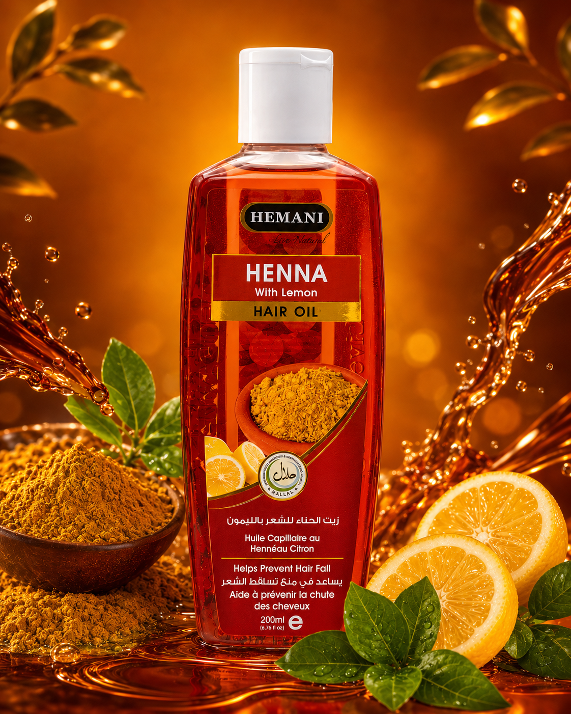 Herbal Hair Oil - Henna (200ml)