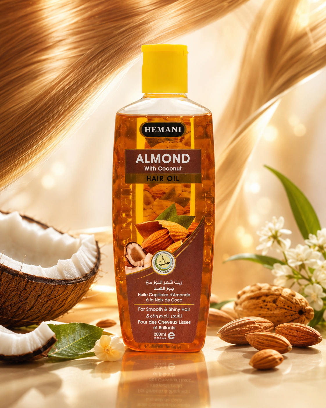 Herbal Hair Oil - Almond 200ml