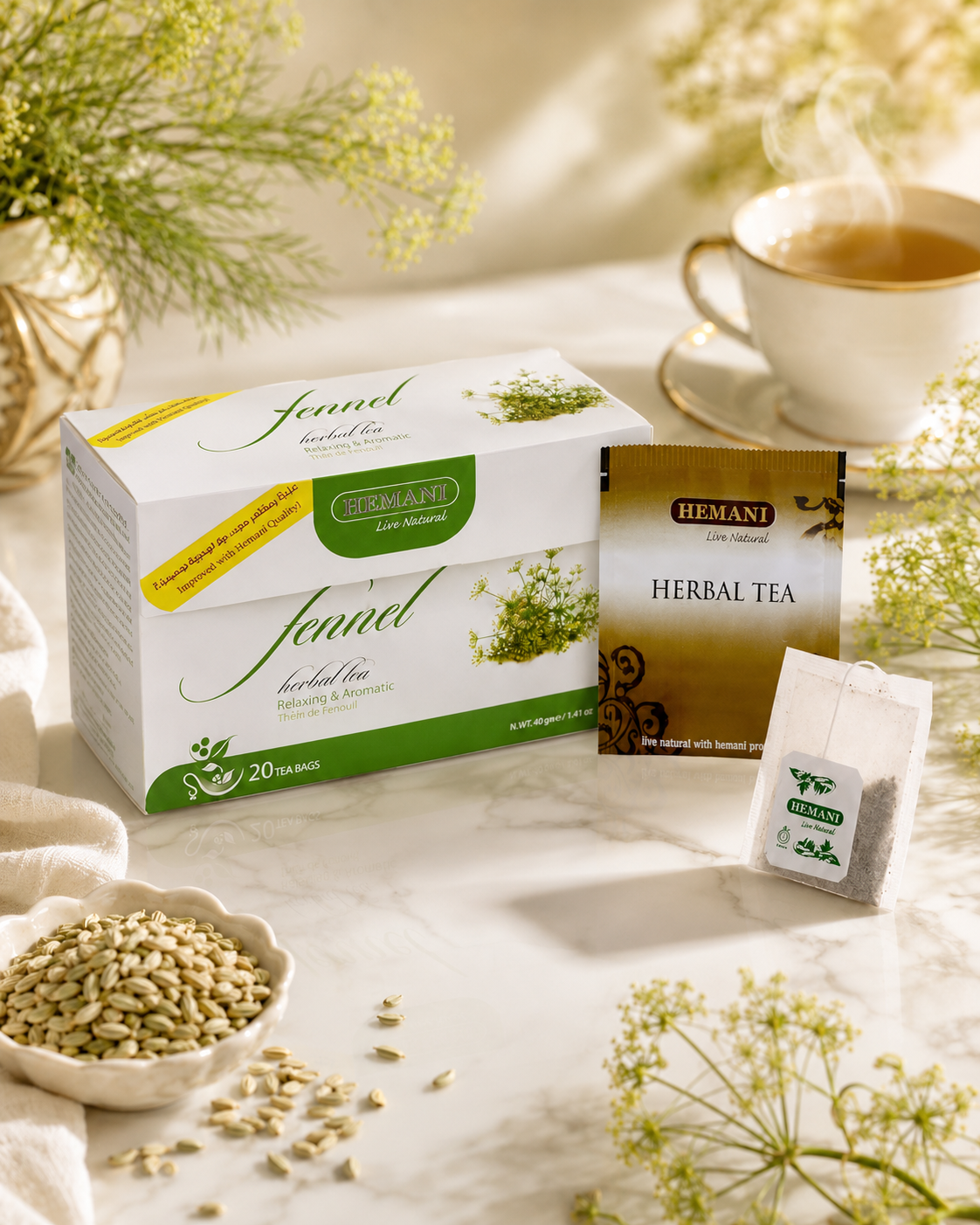 Herbal Tea - Fennel (20 Tea Bags)