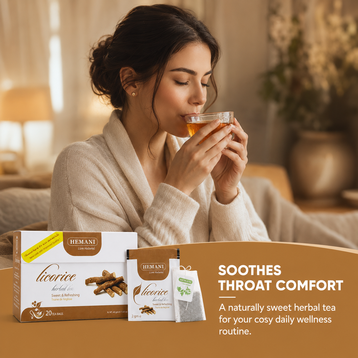 Herbal Tea - Licorice - 20 Tea Bags