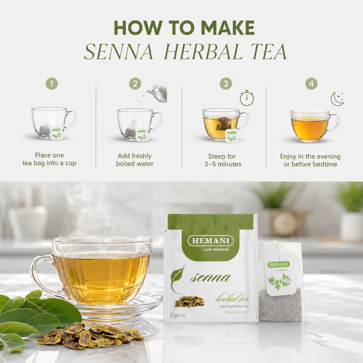 Herbal Tea - Senna - 20 Tea Bags