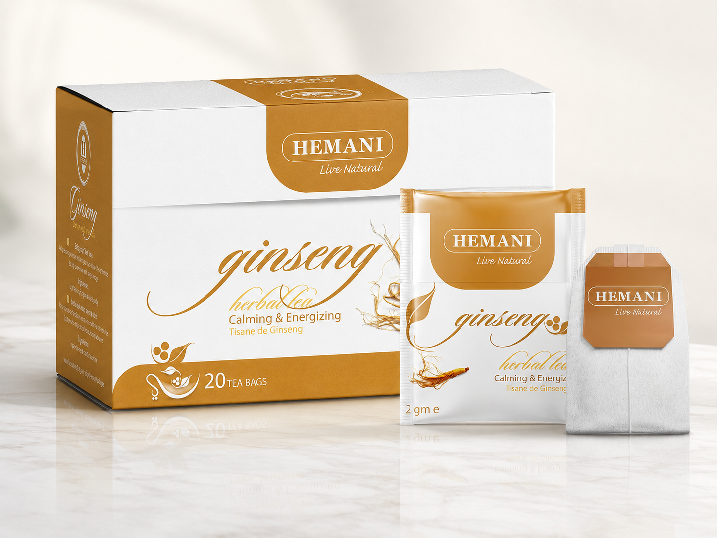 Herbal Tea - Ginseng - 20 Tea Bags