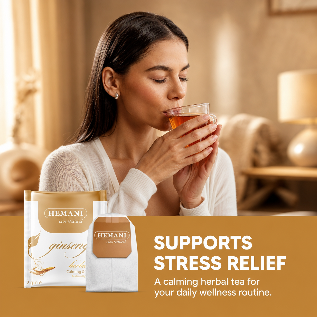 Herbal Tea - Ginseng - 20 Tea Bags