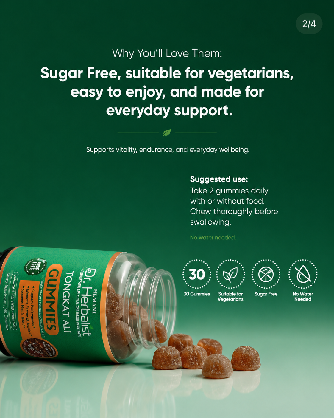 Hemani's Dr Herbalist Tonkat Ali Gummies