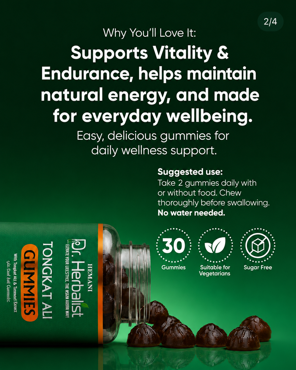 Hemani's Dr Herbalist Tonkat Ali Gummies