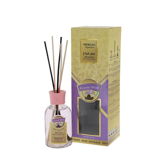 Lavender Woods Scented Reed Diffuser 110ml | Hemani Herbals	